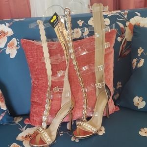 Gladiator Embellished Heels